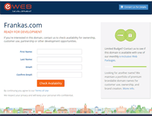 Tablet Screenshot of frankas.com